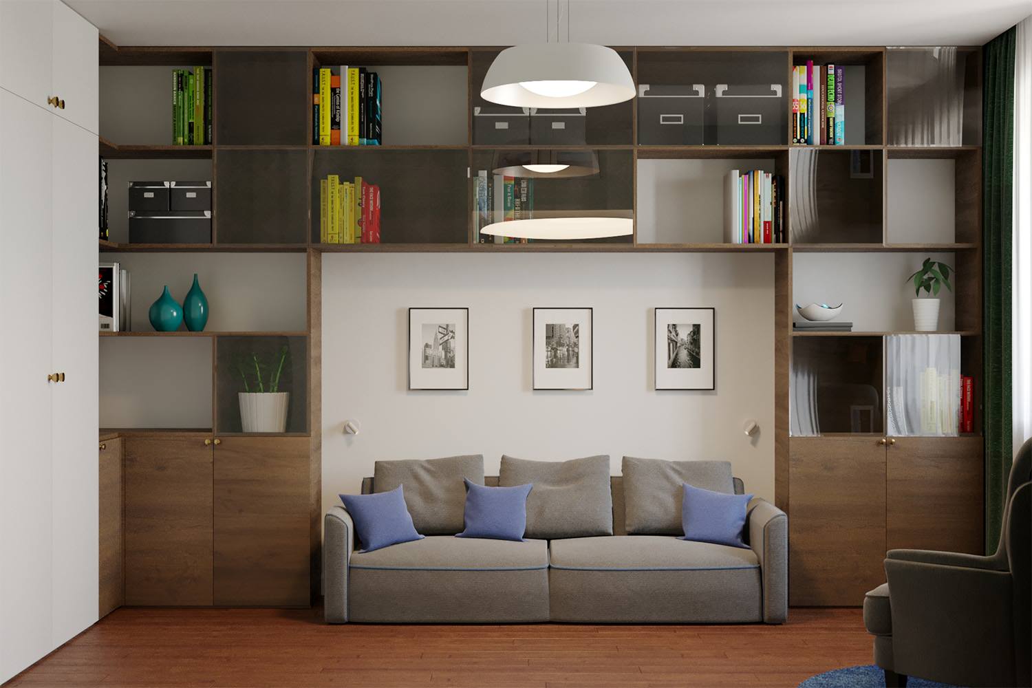 Жилая квартира, 3 комнаты, 75 кв.м.