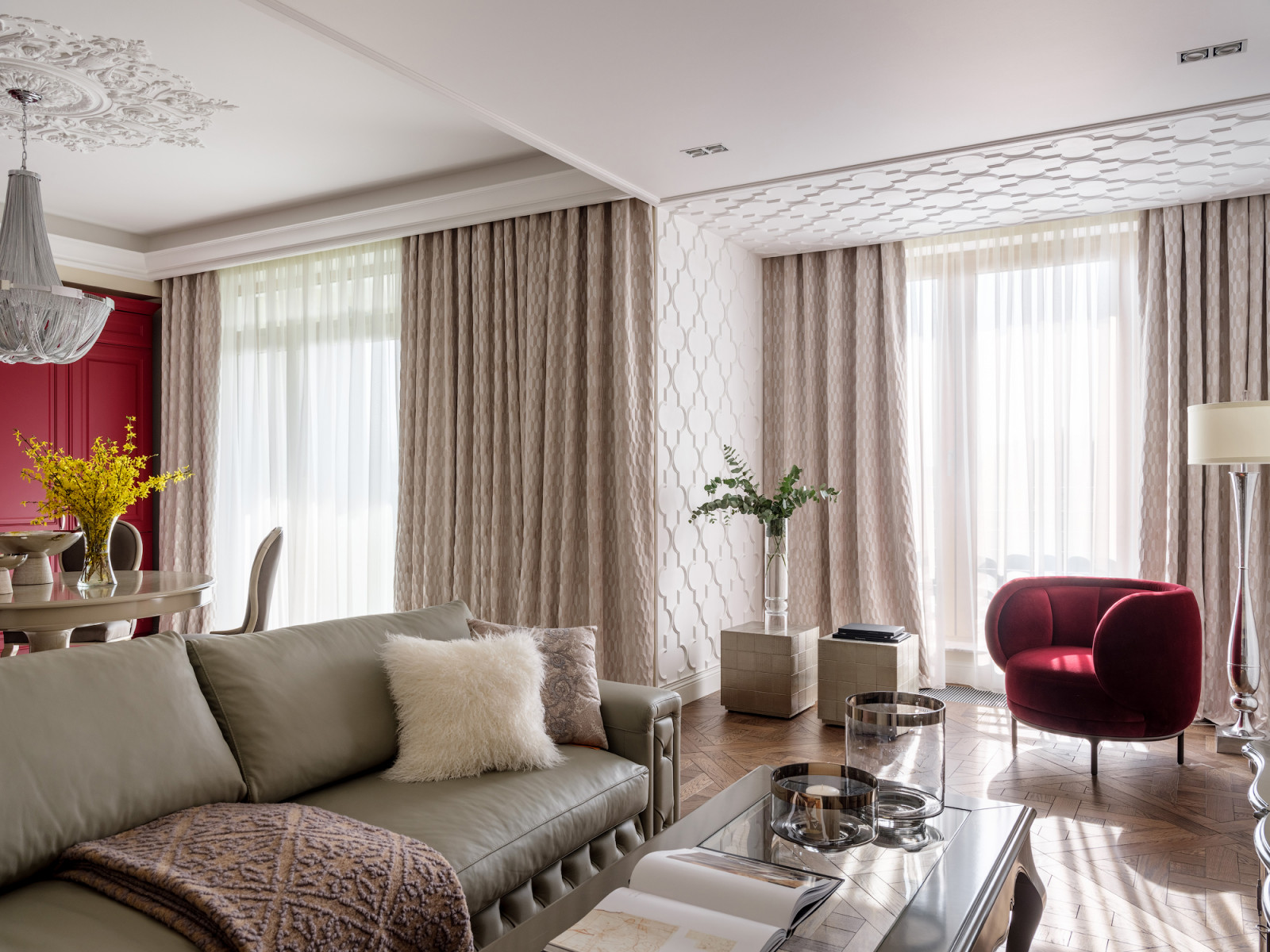 Трехкомнатная квартира в ЖК Крестовский de luxe - 129м²