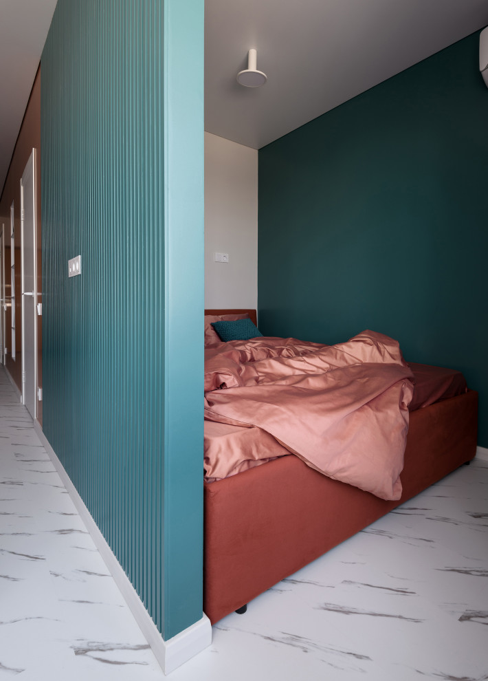 Кораллово-бирюзовый