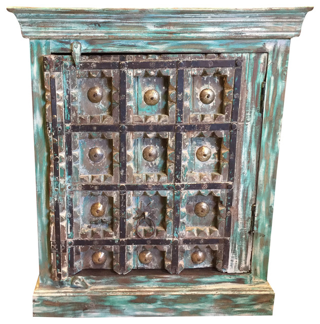 Consigned Antique Turquoise Distressed Rustic Chest Patina Tv Consigned Antique Turquoise Distressed Rustic Chest Patina Tv Console Cabinet