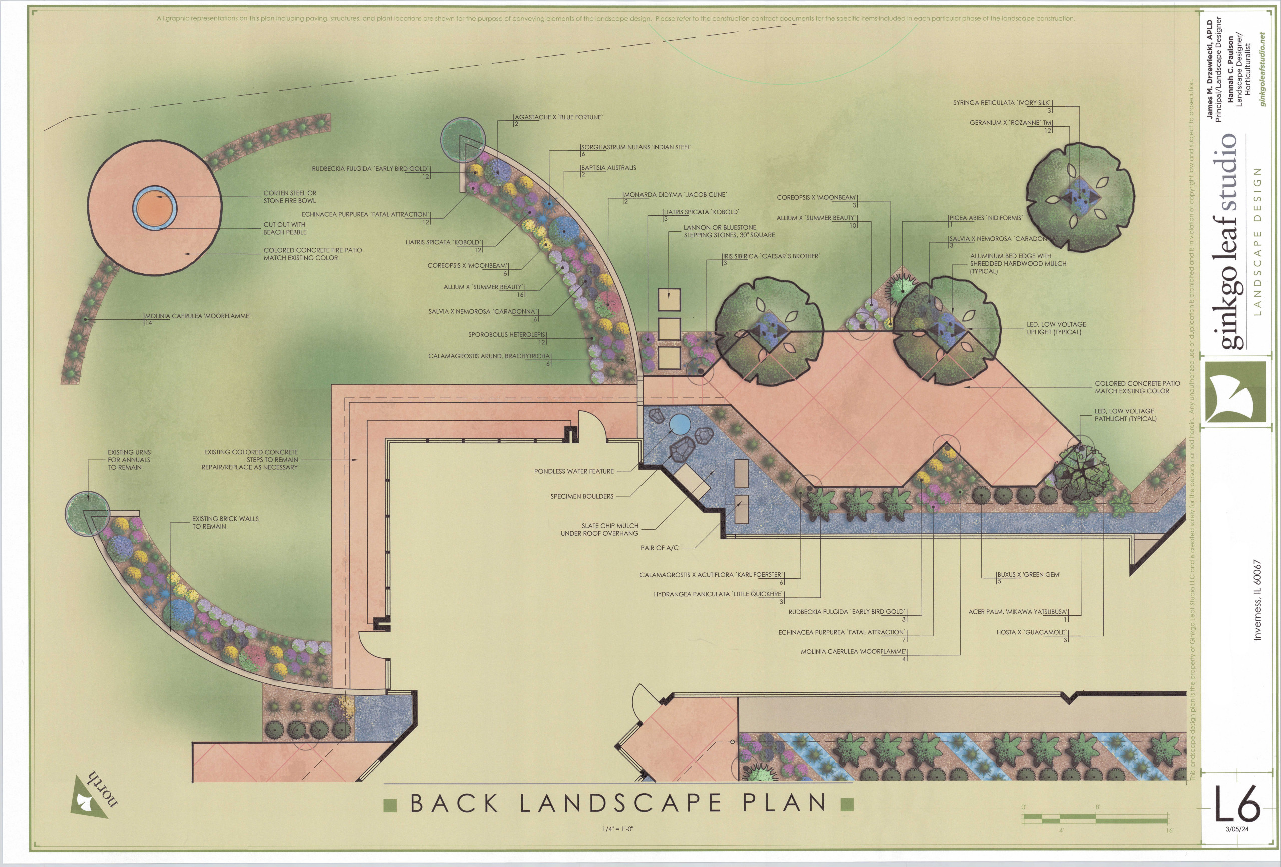 Mid-Century Modern Landscape Makeover - Inverness, IL