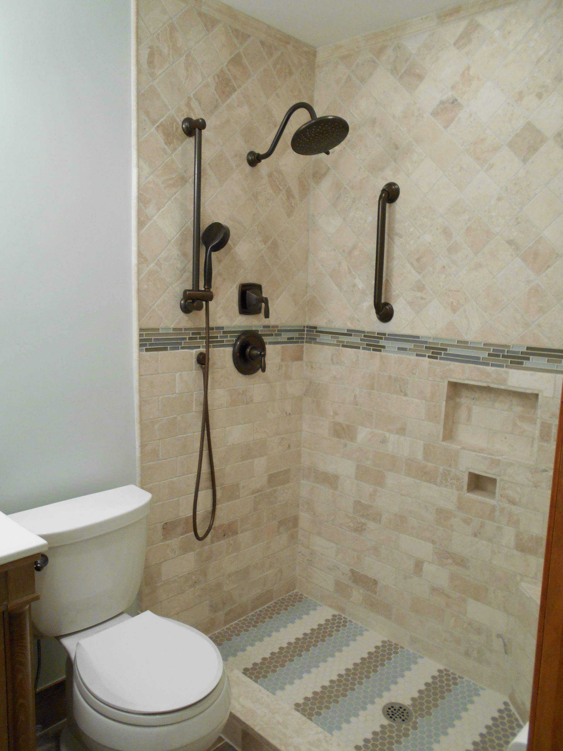 Oil Rub Bronze Grab Bar - Photos & Ideas | Houzz