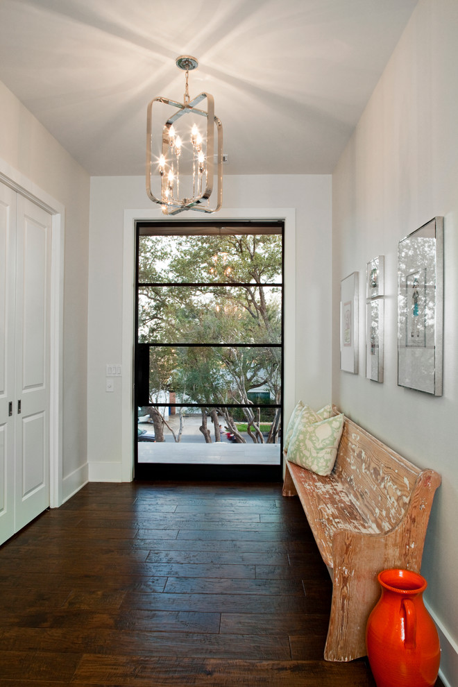 Inspiration for a traditional entryway in Austin.
