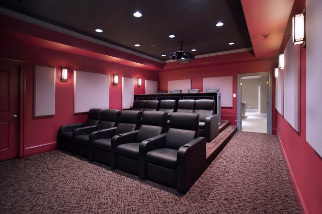 Media Room And Home Theater Klassisch Heimkino