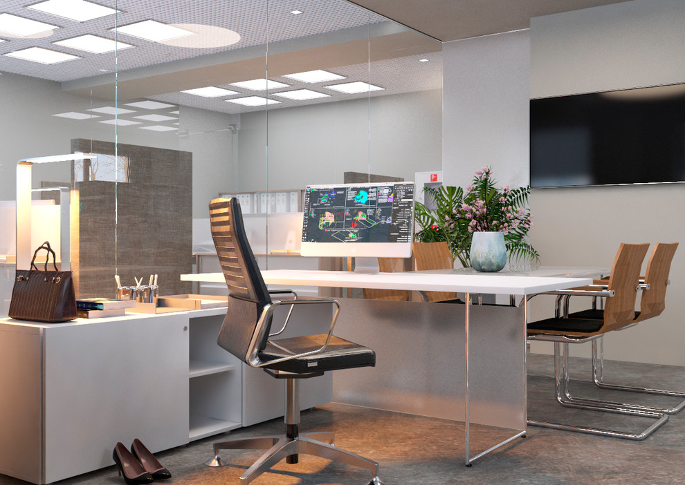 Офис 300м2 в стиле лофт