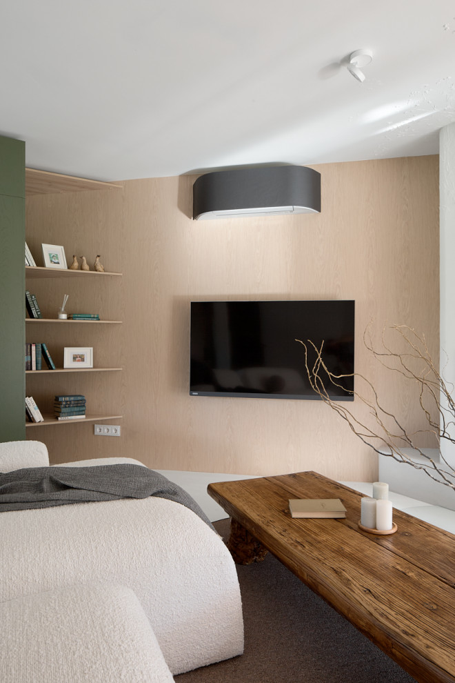 Кухня-гостиная. Разворот на 45 градусов