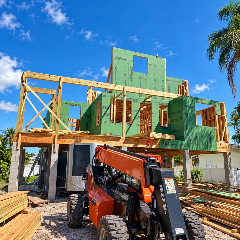 Three-Story Custom Home - Phase 4 of 4: Second-Floor Structural Framing