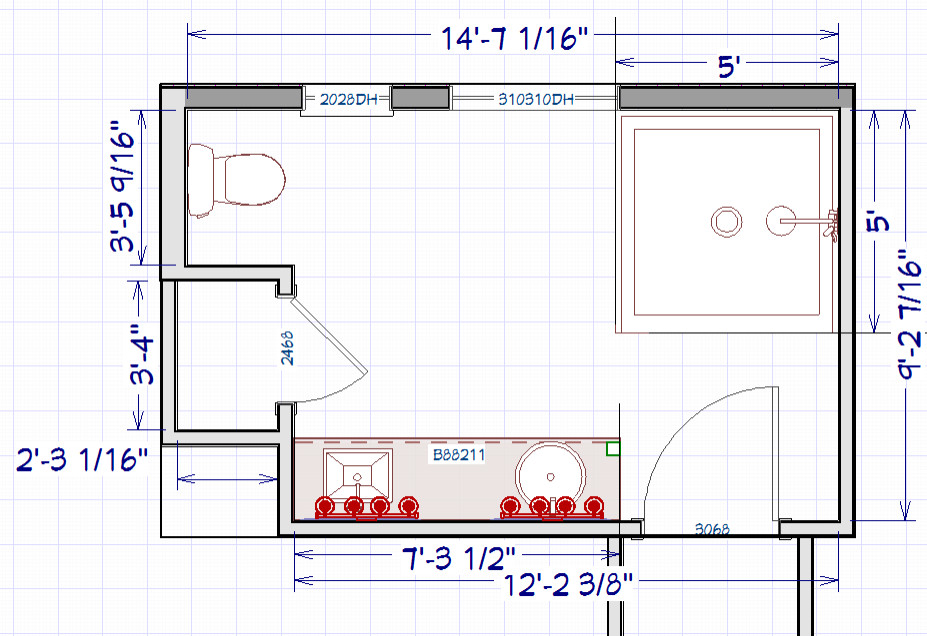 ADA / Wheelchair-Accessible Master Bathroom Remodel in Houston, TX