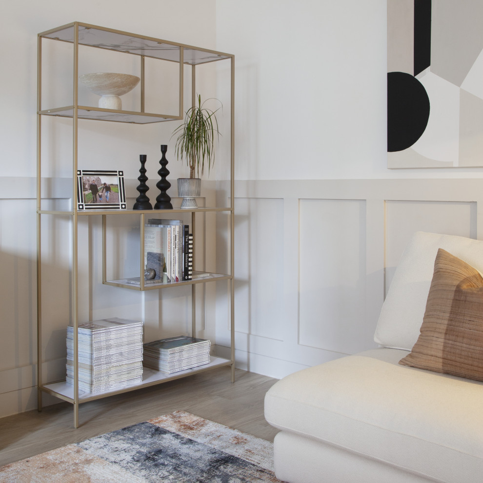 Millground Field - Gold Bookcase and Accessories
