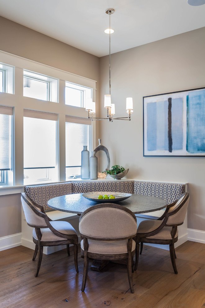 Dining room - transitional dining room idea in Grand Rapids