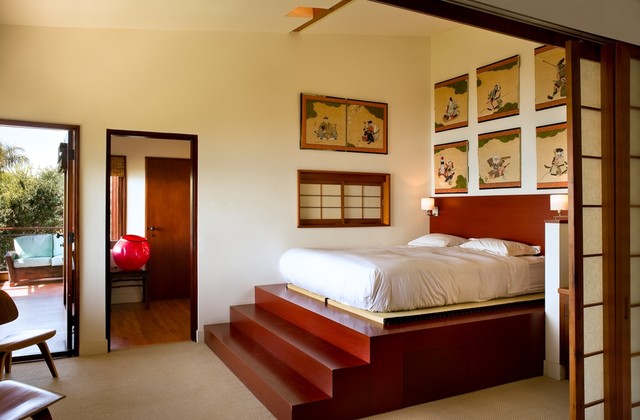 Malibu Architectural Asian Bedroom Los Angeles By Tracy