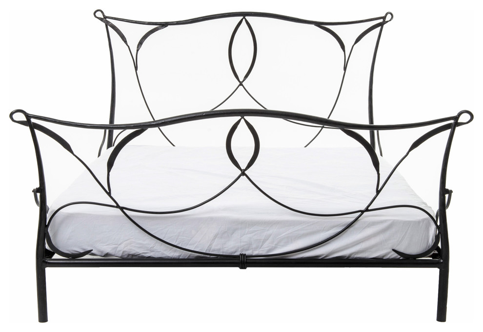 Primitive Sienna Iron Bed, King