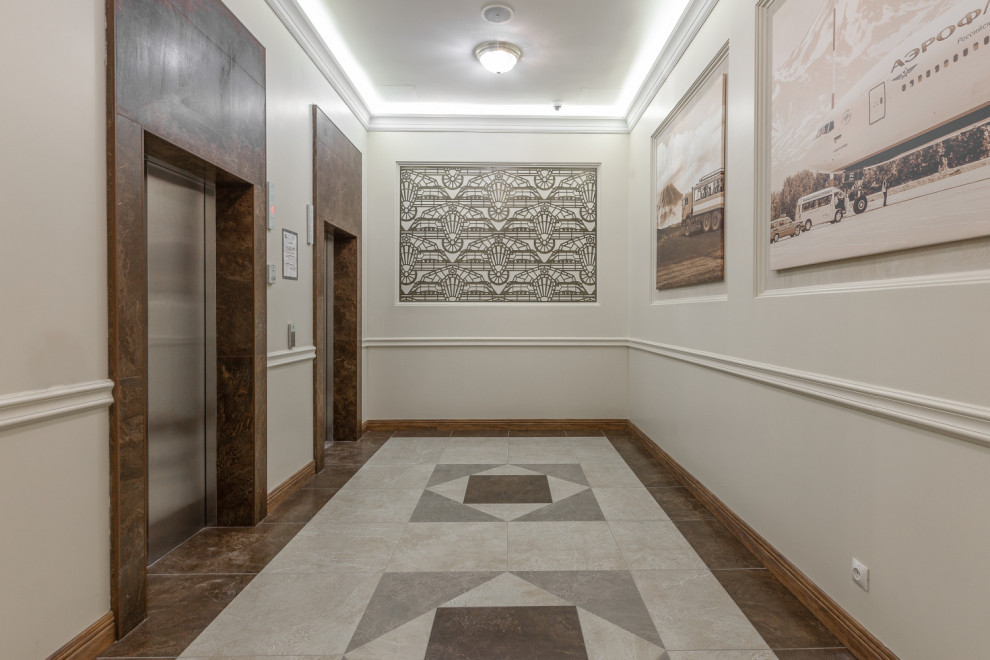 Черно-белый интерьер