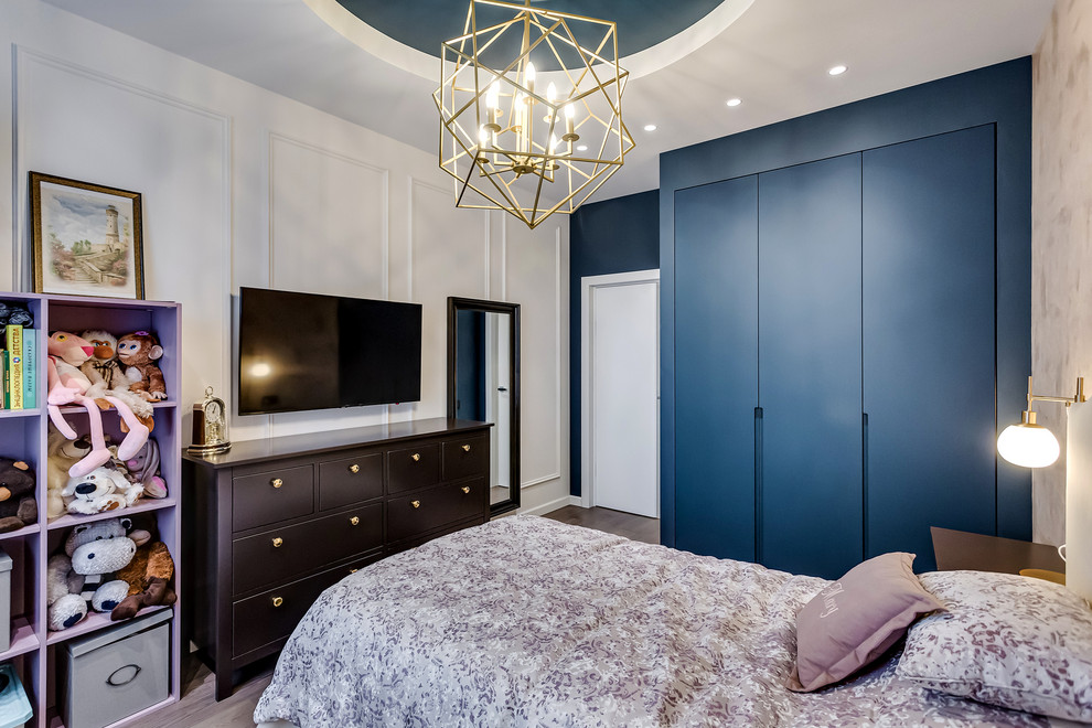 Фото реализации проекта "Квартира в доме с часами"