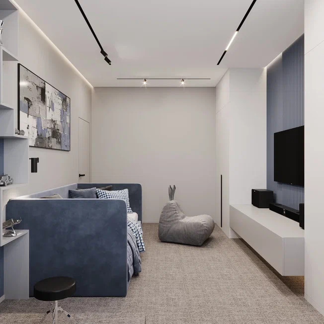 Дизайн проект 4-х комнатной квартиры 145 м2 для семейной пары с детьми