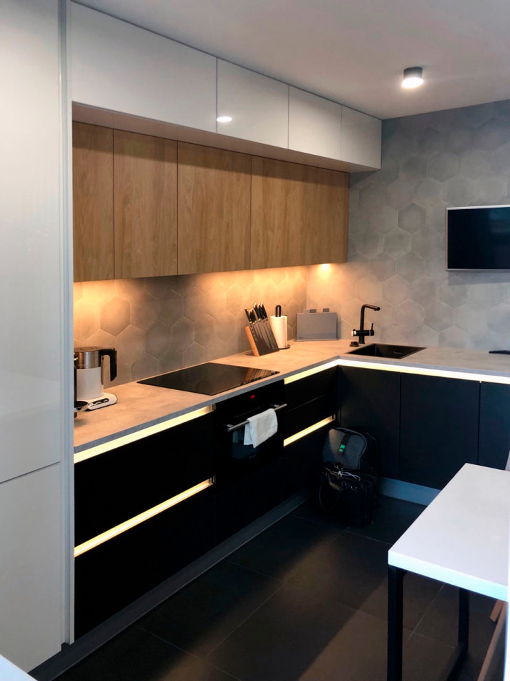 Строгий интерьер однокомнатной квартиры