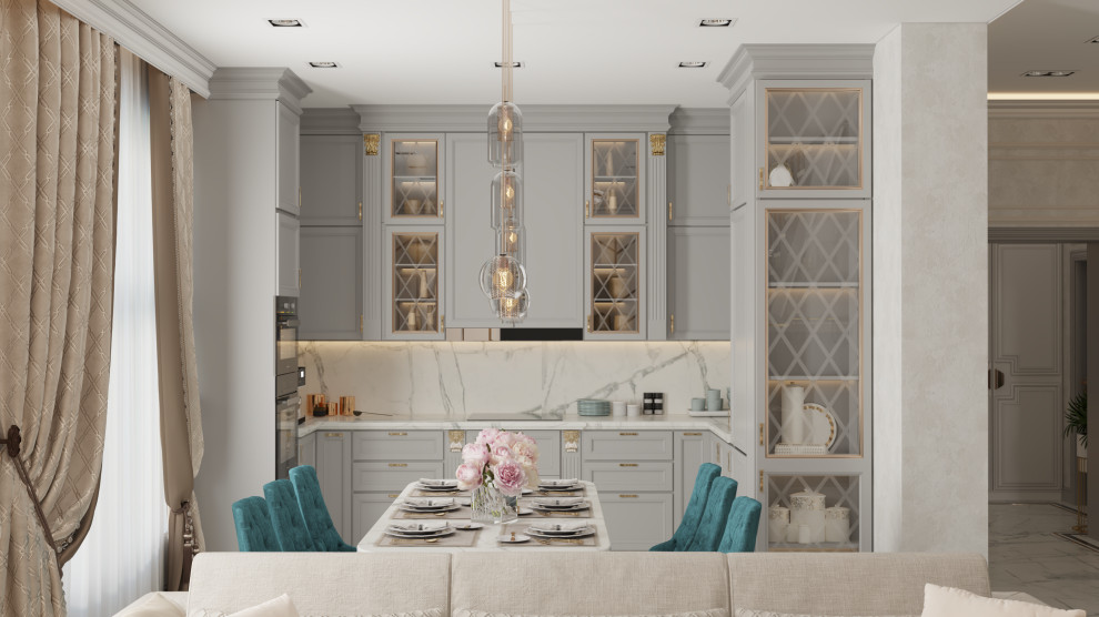 Кухня в неоклассическом стиле