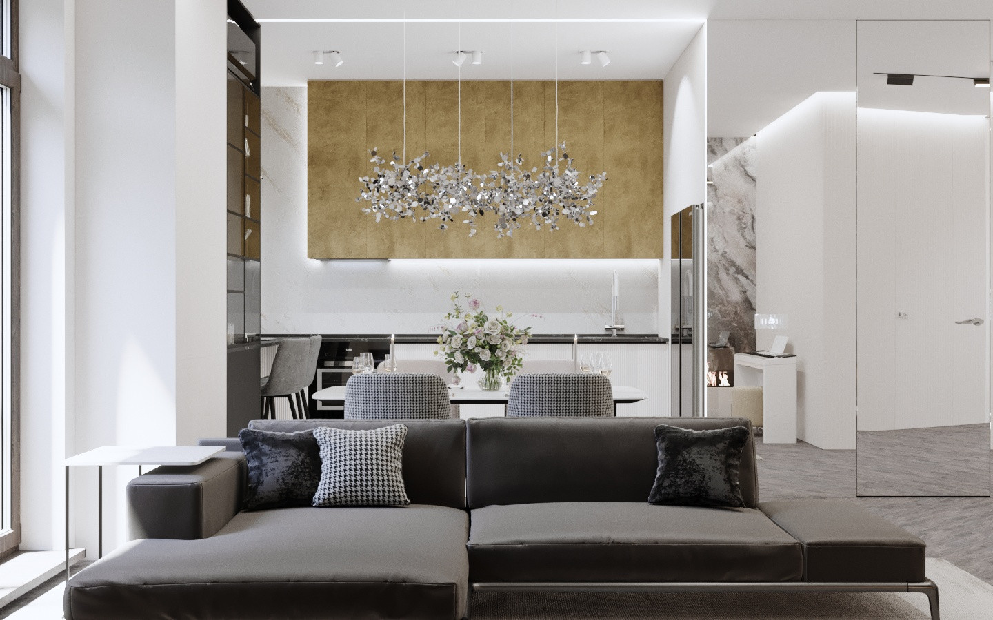 B&W - 130 кв.м в центре Новосибирска