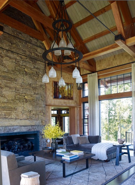 Shingled Splendor montagne-salon