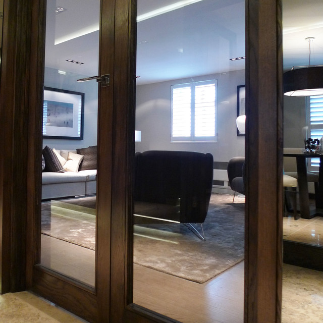 Onslow Square contemporary-vardagsrum