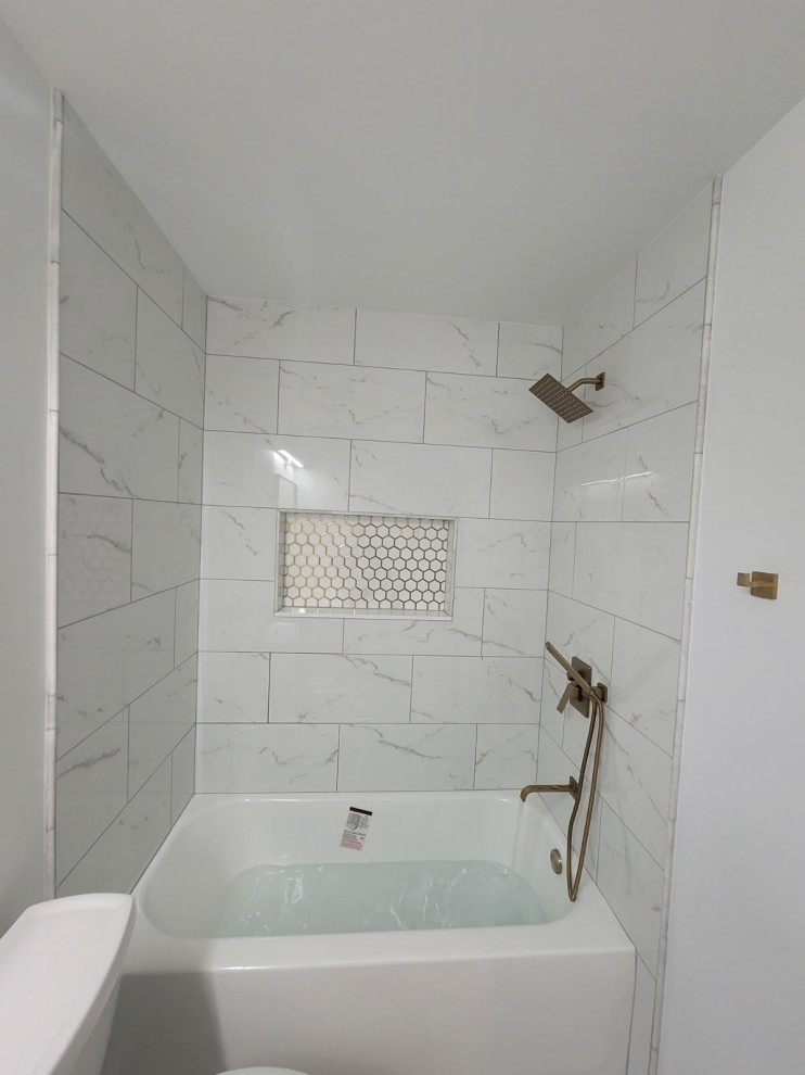 Endless White Bathroom