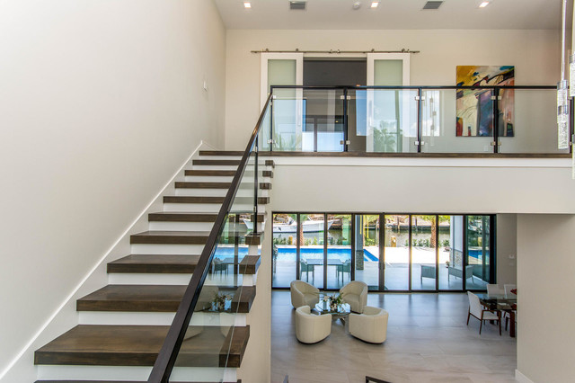 LIGHTHOUSE POINT SPEC HOME contemporary-staircase