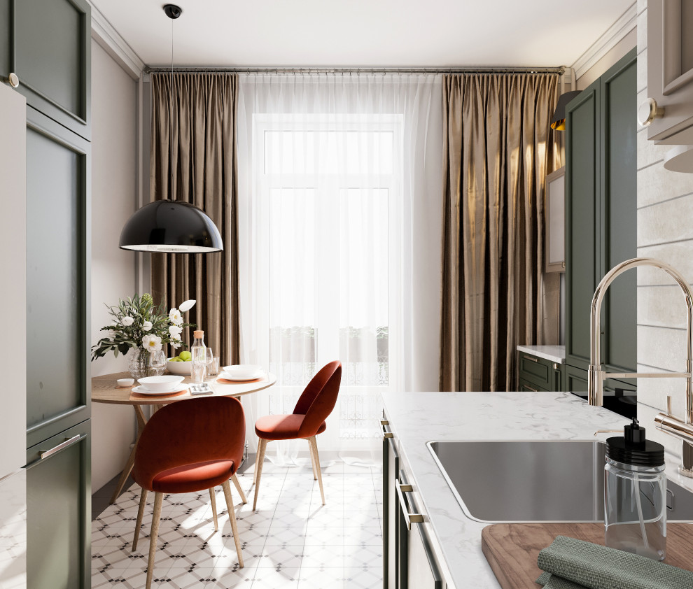 Элегантный интерьер в сталинке