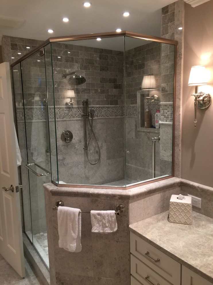 Williamsburg Grey Marble Bath