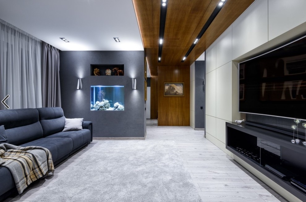 Биокамин BioKer для стильной гостиной. ЖК Химки Правый Берег