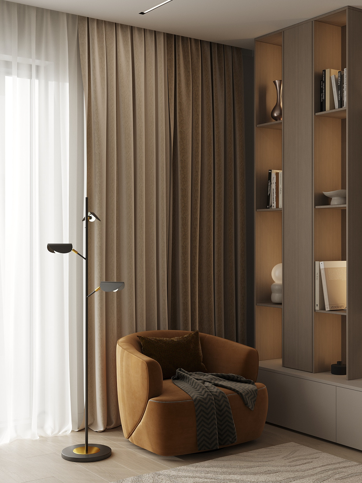 Кухня-гостиная в частном доме