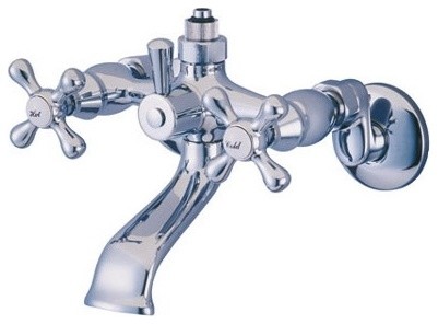 Cc2661 Vintage Wall Mount Tub Faucet With Riser Adapter Polished Vintage Wall Mount Tub Faucet With Riser Adapter Polished Chrome