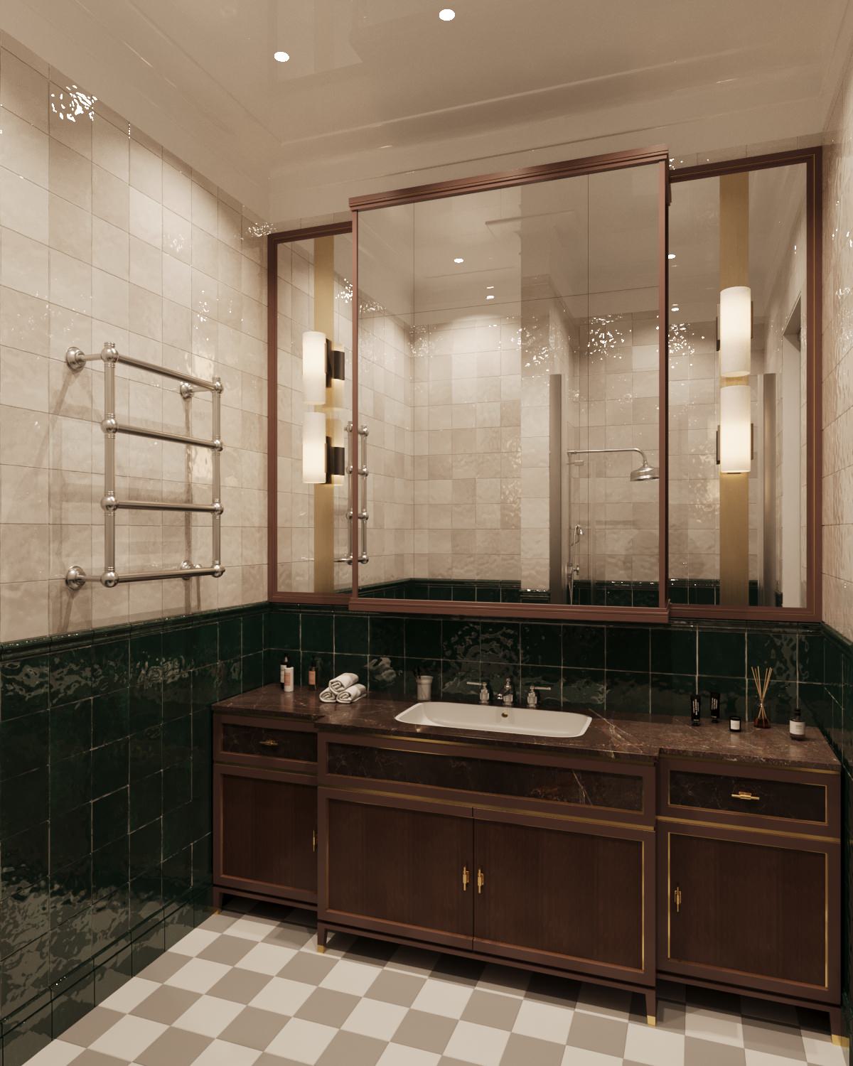 Дизайн интерьера квартиры в ЖК «Mon Cher», 190 м2