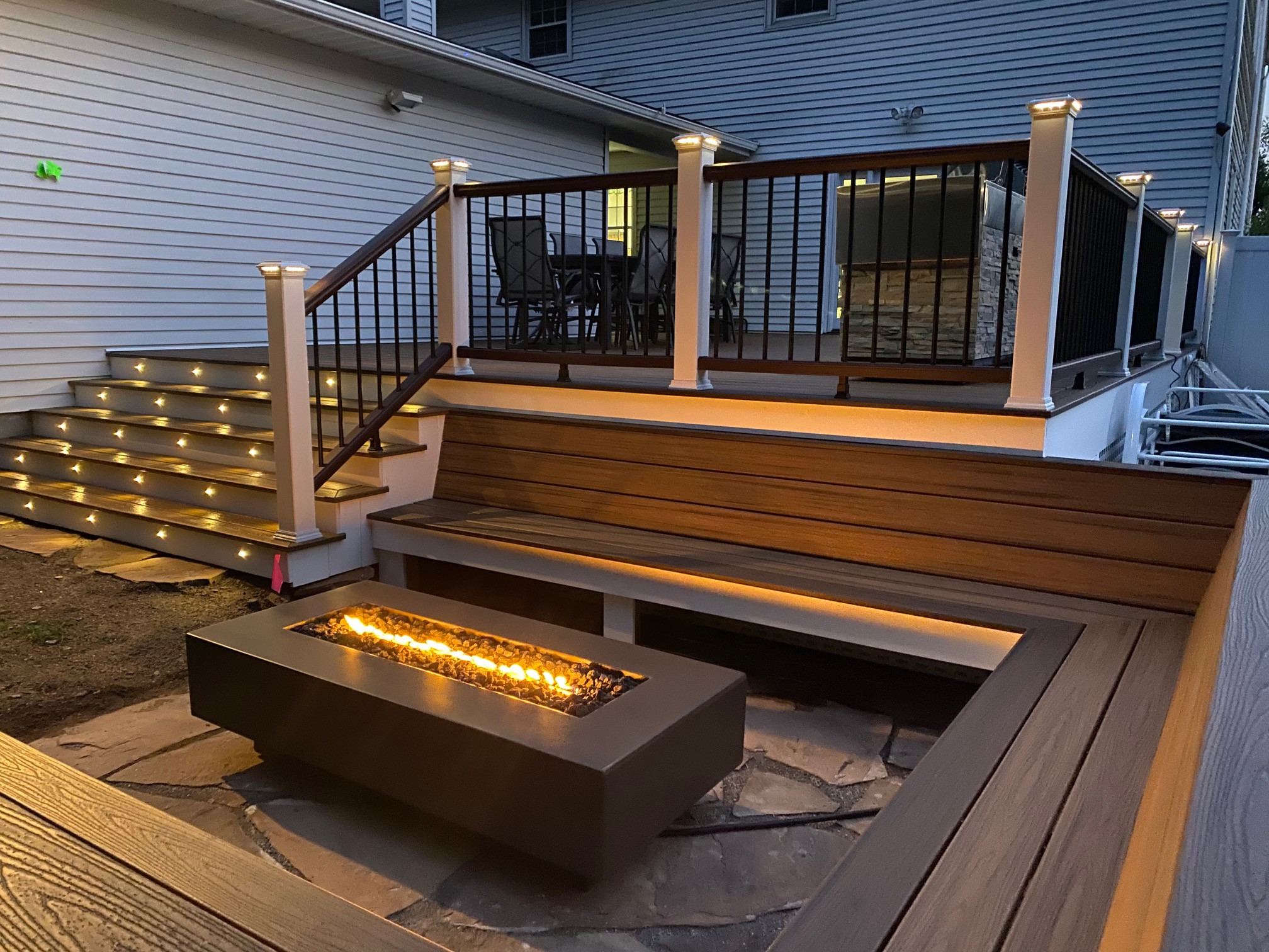 Fire pit area