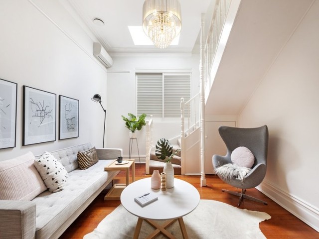 Drummoyne House | XOTTA Architects contemporary-living-room