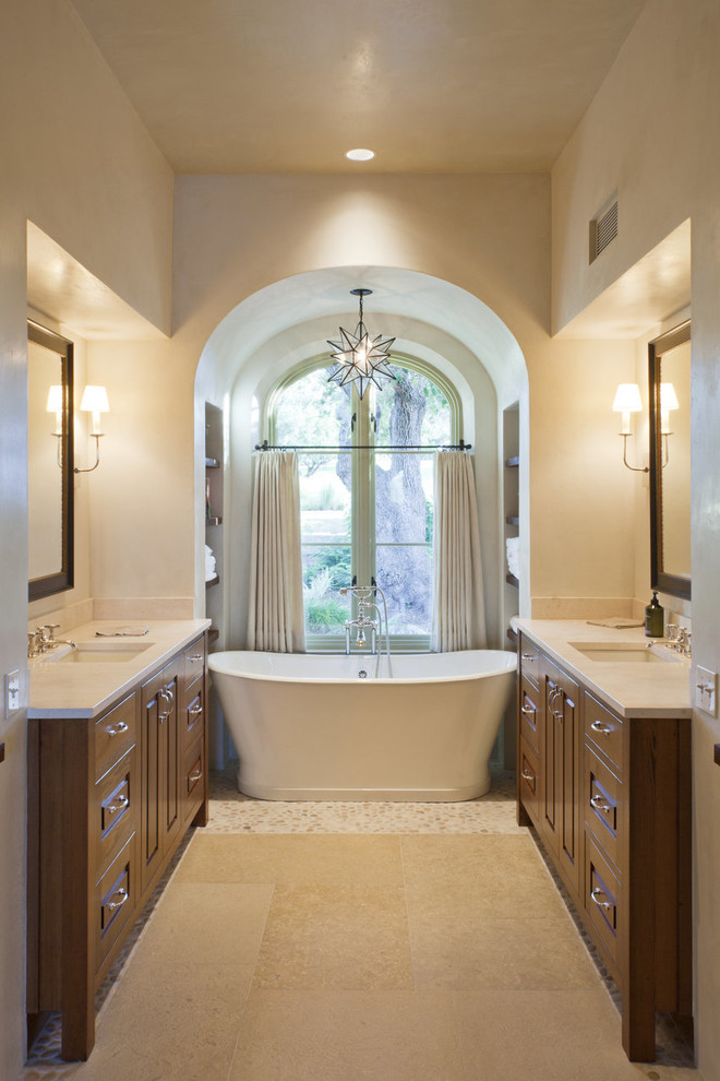 This is an example of a mediterranean bathroom in Austin.