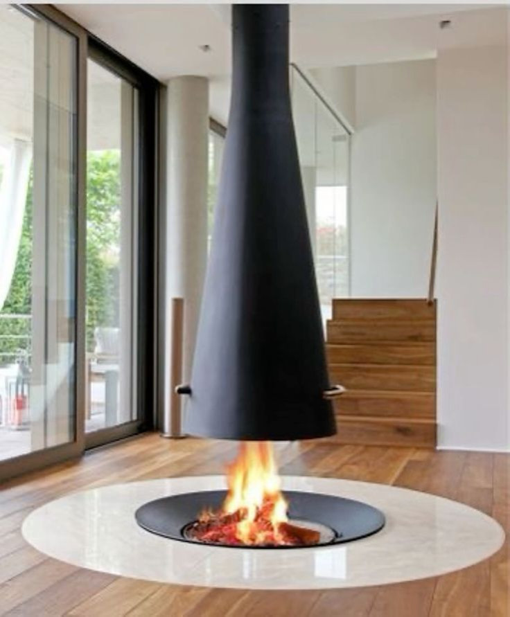 Островной камин