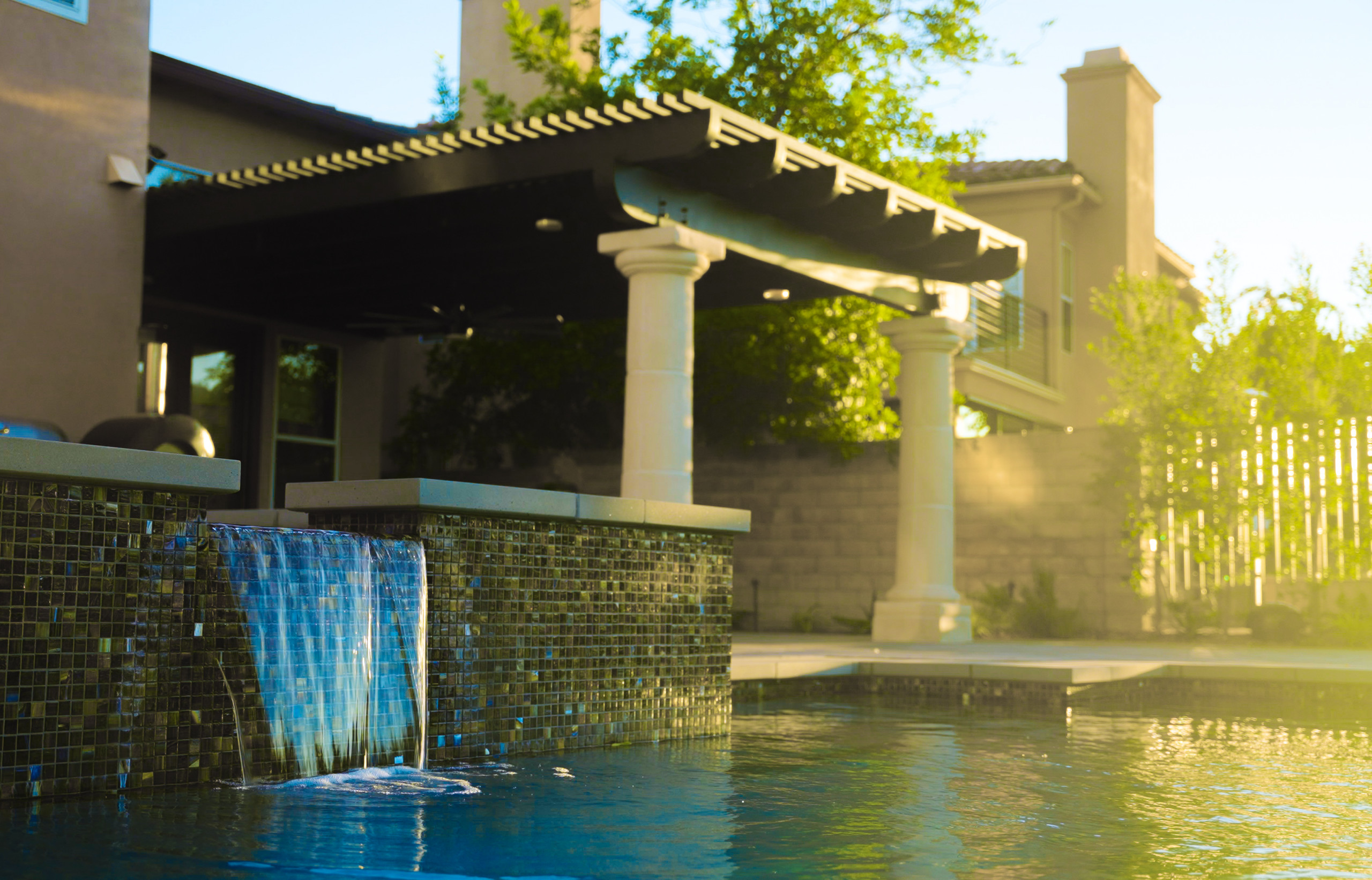 Pool, Spa, & Firepit Transformation
