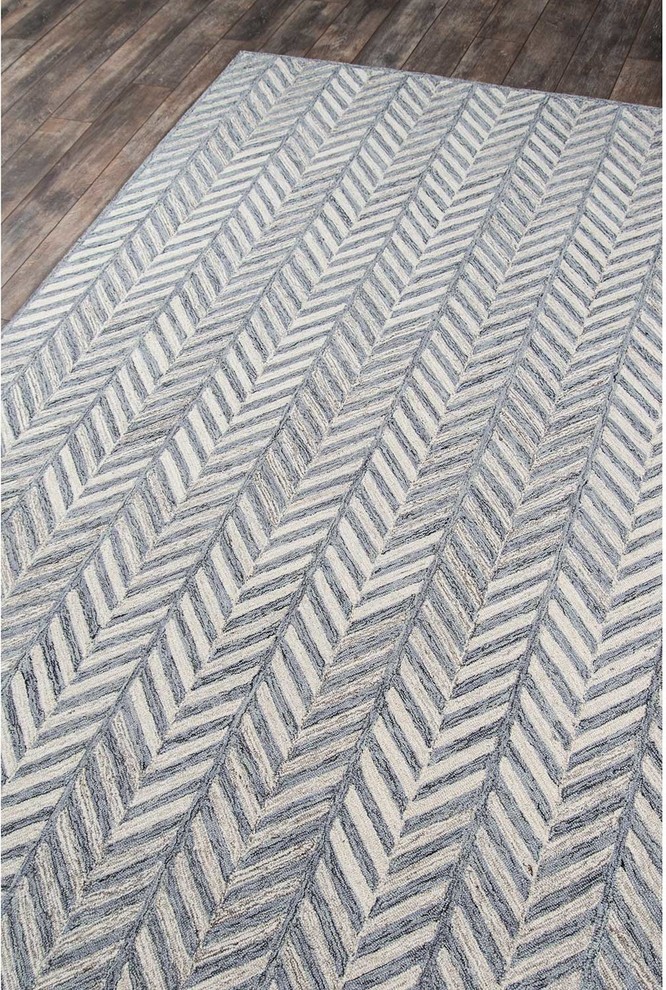 Herringbone Carpet Grey - Carpet Vidalondon
