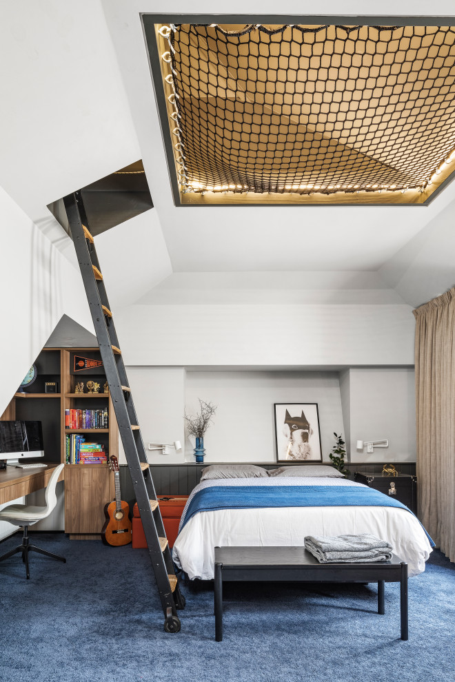This is an example of an urban bedroom in Melbourne.