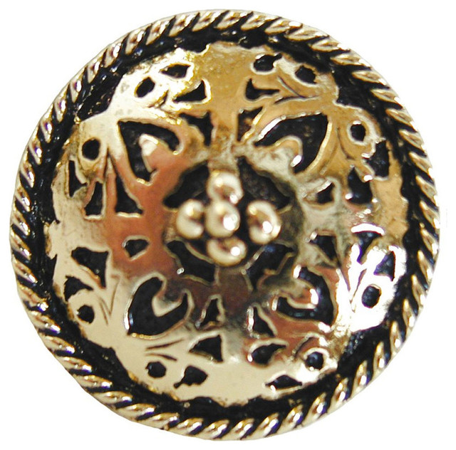 Moroccan Knob, Bright Brass Traditional And Drawer Knobs by Inviting Home Inc Houzz