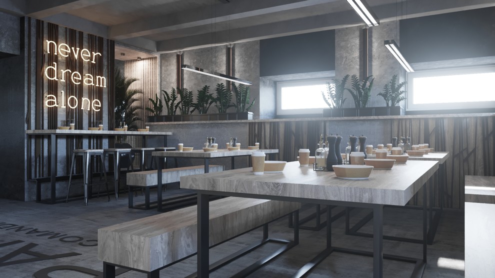 проект кафе индонезийской кухни