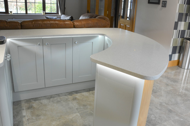Light Grey Painted Kitchen transitional-kitchen