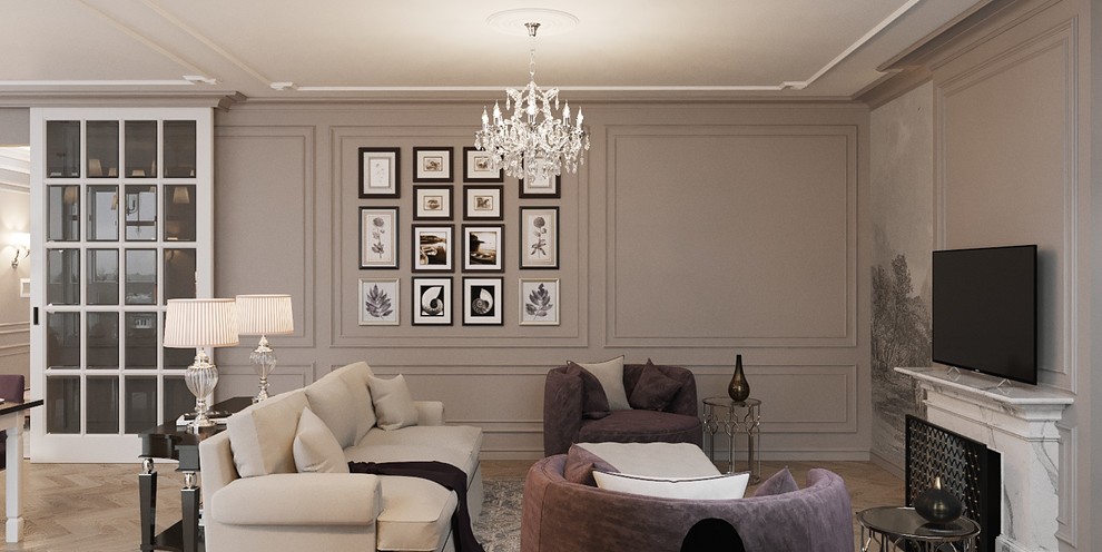 4х комнатная квартира в стиле современная классика