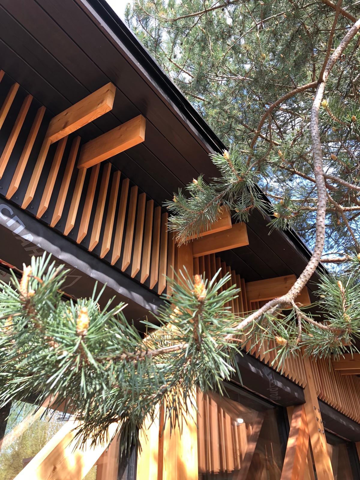 Дом в процессе строительства