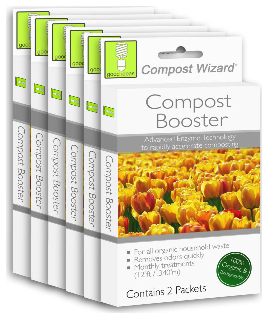 Good Ideas Compost Wizard Compost Boost 6 Pack Modern Bulbs And