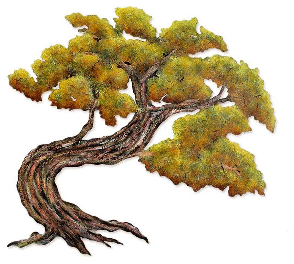 Novica Bonsai Steel Wall Art Asian Metal Wall Art by NOVICA Houzz