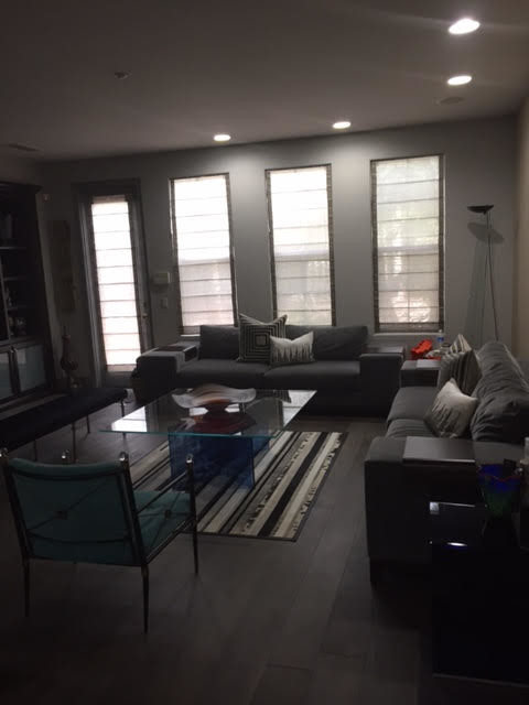 Example of a transitional home design design in Orange County