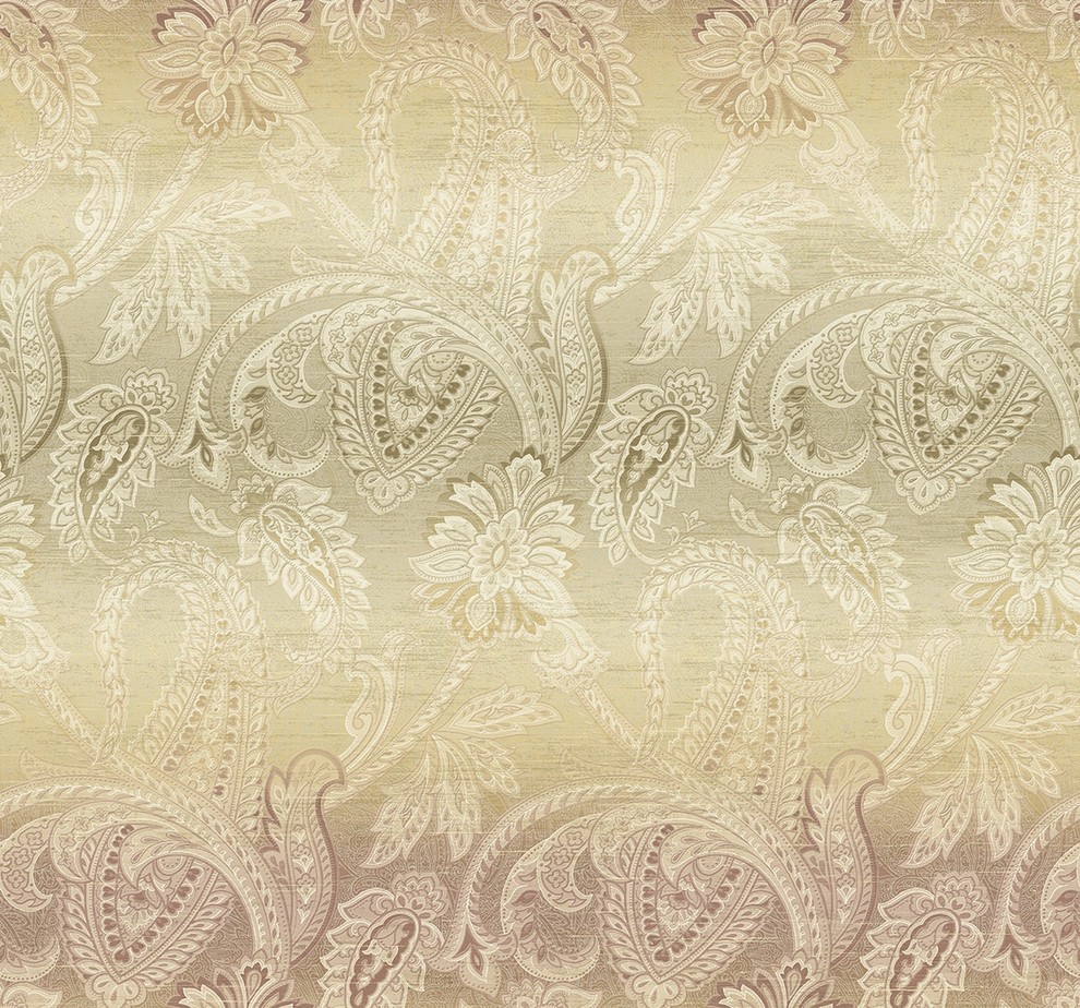 Ombre Paisley Wallpaper in Horizon RN70009 from Wallquest