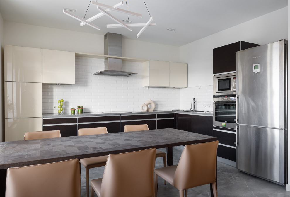 Technistone (кухня-столовая, санузел)