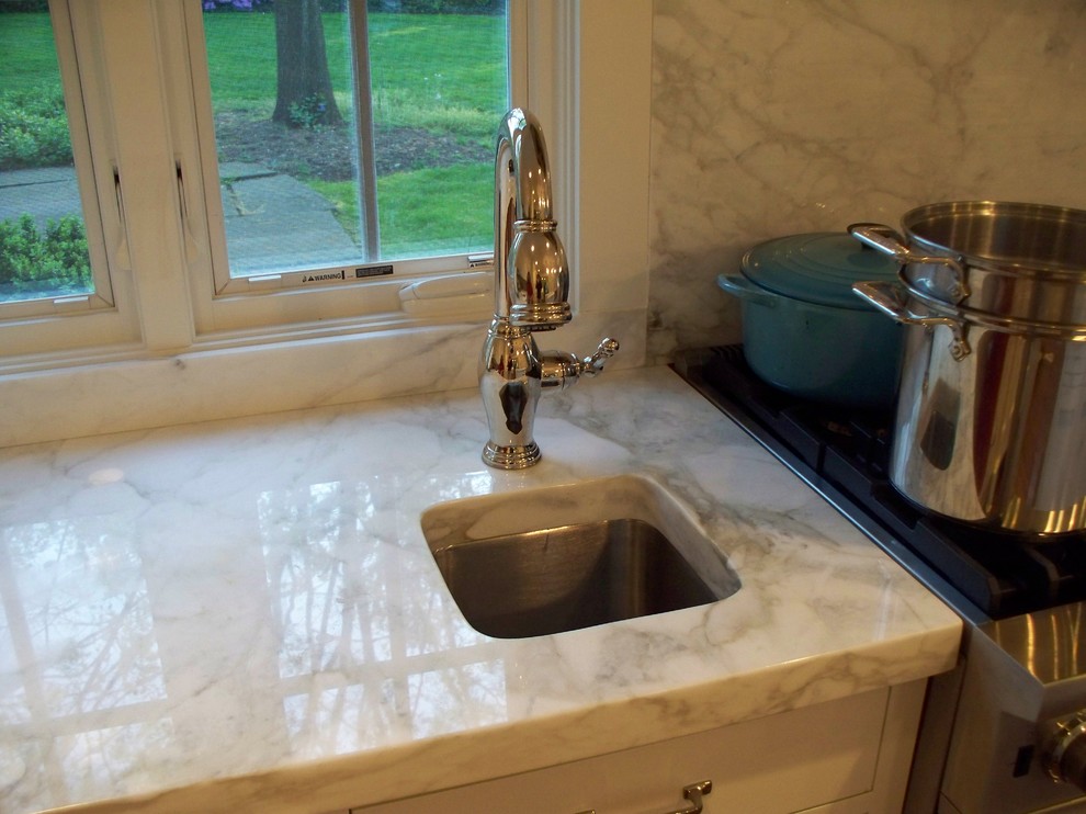 Customer's New Kitchen - Sink Area - Traditional - Kitchen ...